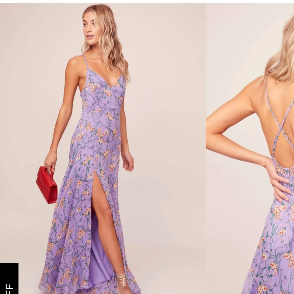 Astr the label - size SMALL dress purple floral